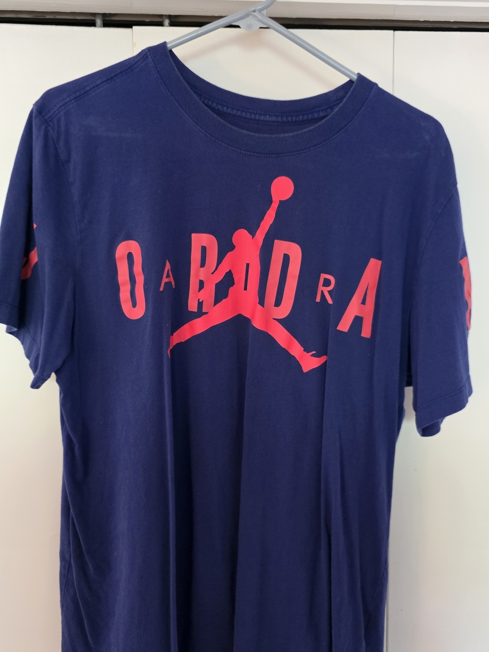 3 Nike T-shirts Jordan Navy Tee with Red Jumpman Logo